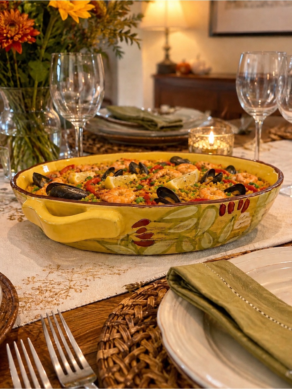 Artland Margaux Collection Large Handled Serving/Baking Dish 12”